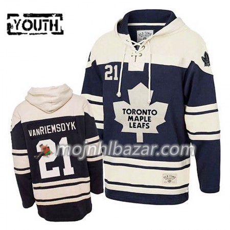Dresovi Toronto Maple Leafs James Van Riemsdyk 21 Plava Hoodie Sawyer - Dječji Dresovi Toronto Maple Leafs James Van Riemsdyk 21 Plava Hoodie Sawyer - Dječji
